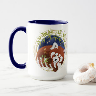 FIRE FOX Red Panda  15oz mug