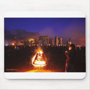 Fire Garden Mouse Pad