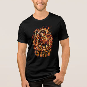 Fire Goat 2027 Born Year Birthday Tee
