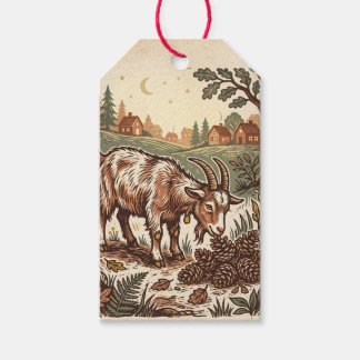Fire Goat 2027 New Year Gift Tags