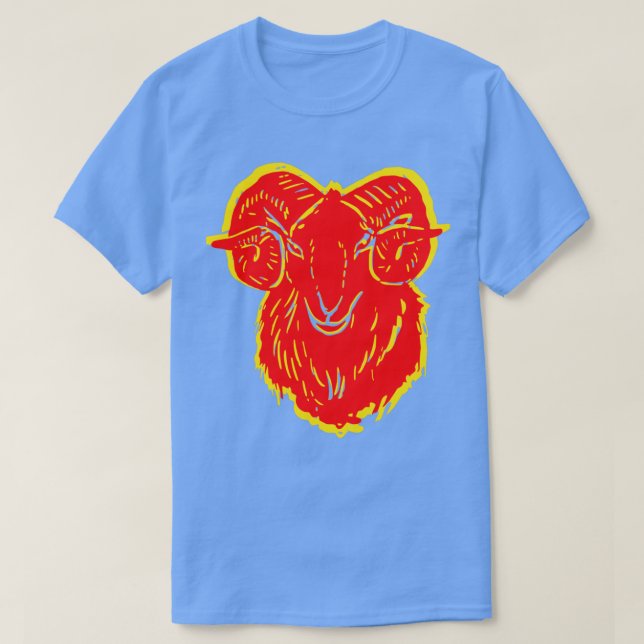 Fire Goat for Prosperity  T-Shirt (Design Front)