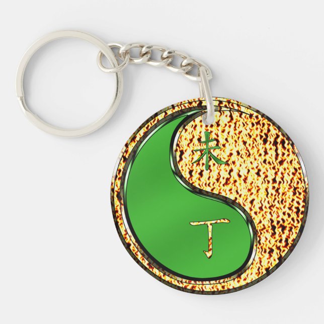 Fire Goat Keychain (Front)
