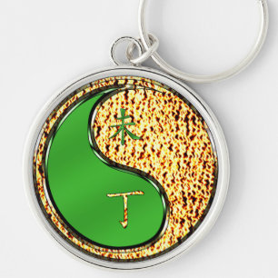 Fire Goat Keychain