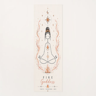 Fire Goddess Boho Yoga Mat