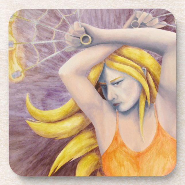 Fire Goddess Dancing Coasters (Front)