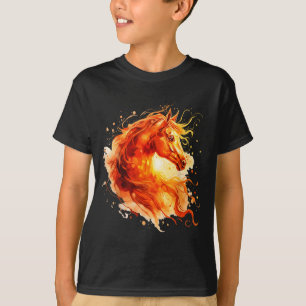 Fire golden horse of the year chinese new year 202 T-Shirt