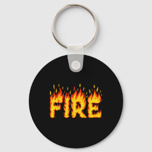 Fire Halloween Matching Family Couples Fire And Ic Keychain