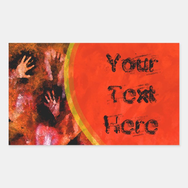 Fire Hands Sticker (Front)