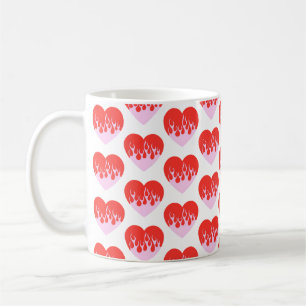 Fire Heart Coffee Mug