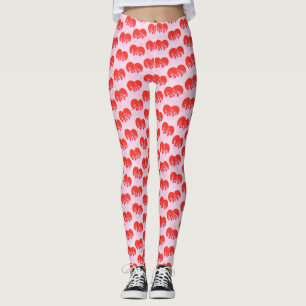 Fire Heart Leggings