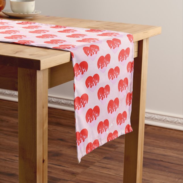 Fire Heart Long Table Runner (In Situ)