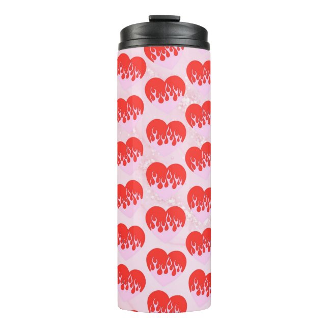 Fire Heart Thermal Tumbler (Front)