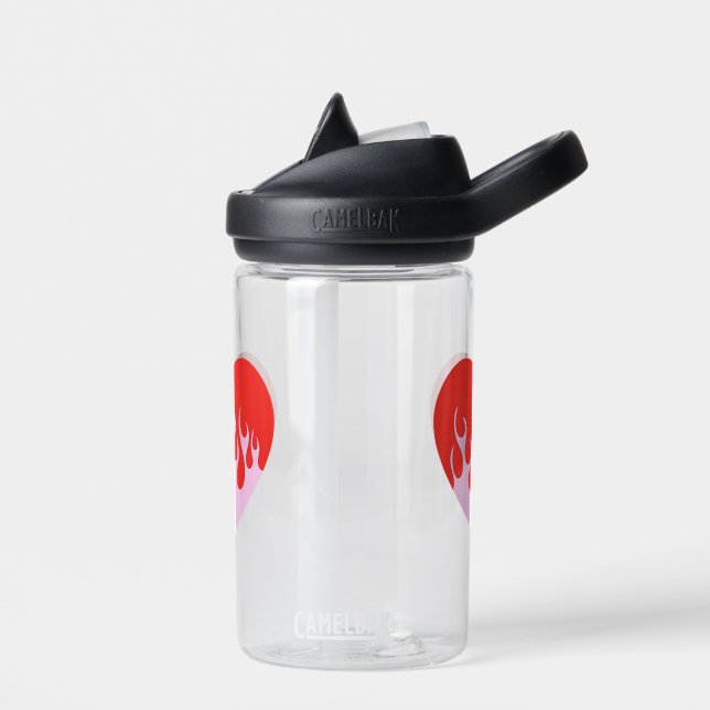 Fire Heart Water Bottle (Left)