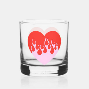 Fire Heart Whiskey Glass