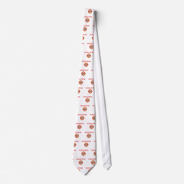 fire hero uncle tie (Front)