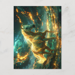 FIRE HORSE - CHINESE ZODIAC - POSTCARD