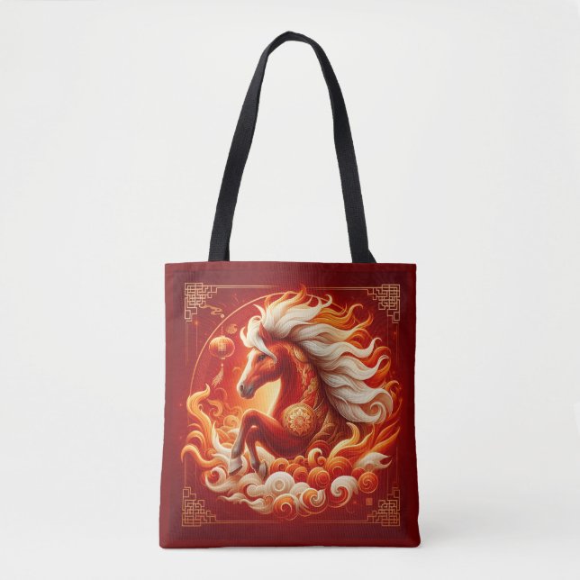 Fire Horse Fourth Tote Bag (Front)