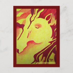 Fire Horse Postcard