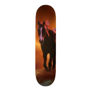 Fire horse skateboard