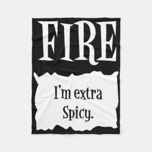 Fire - Hot Packet Halloween Taco Costume Fleece Blanket