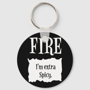 FIRE - Hot Packet Halloween Taco Costume Keychain