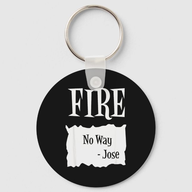 Fire - Hot Packet Halloween Taco Costume  Keychain (Front)
