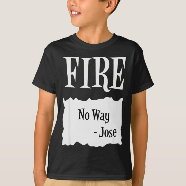 Fire - Hot Packet Halloween Taco Costume  T-Shirt (Front)