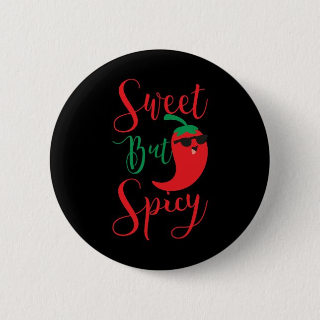 Fire Hot Packet Halloween Taco I'm Extra Spicy Cos 2 Inch Round Button (Front)