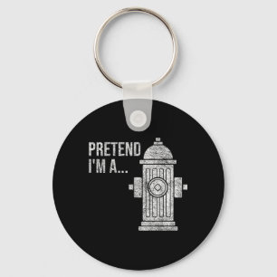 FIRE Hydrant Halloween Costume Pretend A FIRE Keychain