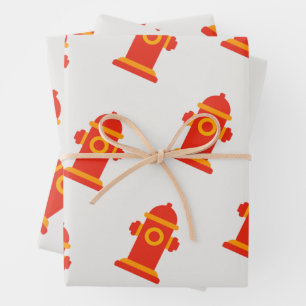 Fire Hydrant Party Gift Wrap