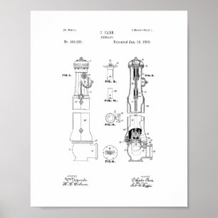 Fire Hydrant Patent Poster