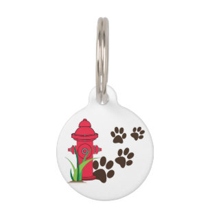 Fire Hydrant Pet Tag