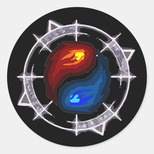 Fire, Ice and Arcane! Sticker