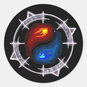 Fire, Ice and Arcane! Sticker