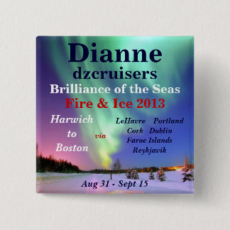 fire ice brilliance 2013 august name tag 2 inch square button