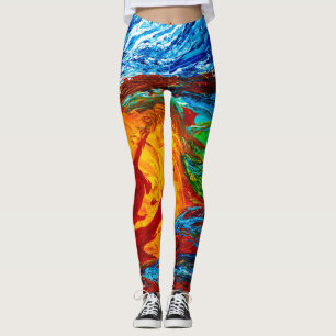 Fire & Ice Elementals Leggings