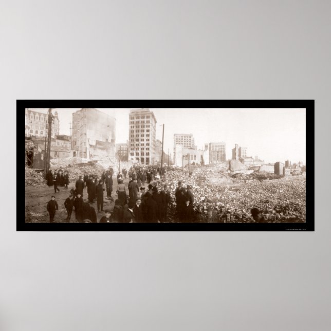 Fire in Baltimore MD Photo 1904 Poster (Front)