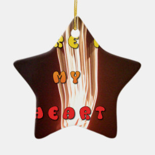 Fire in my heart briliant fireworks Hakuna Matata. Ceramic Ornament