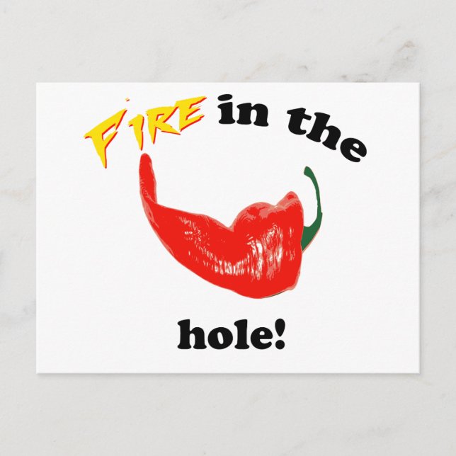 Fire in the hole! postcard (Front)