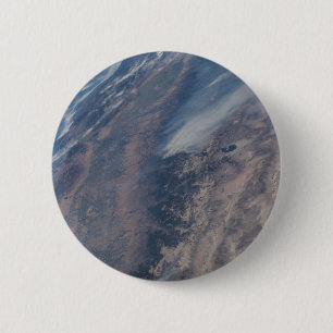 Fire In Yosemite National Park & Stanislaus Forest 2 Inch Round Button