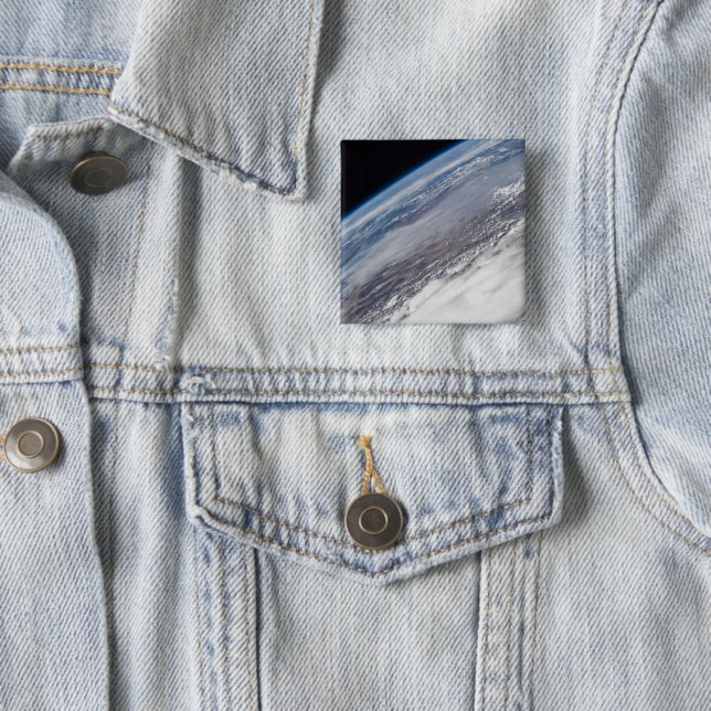 Fire In Yosemite National Park & Stanislaus Forest 2 Inch Square Button (In Situ)