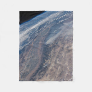 Fire In Yosemite National Park & Stanislaus Forest Fleece Blanket