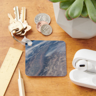 Fire In Yosemite National Park & Stanislaus Forest Keychain