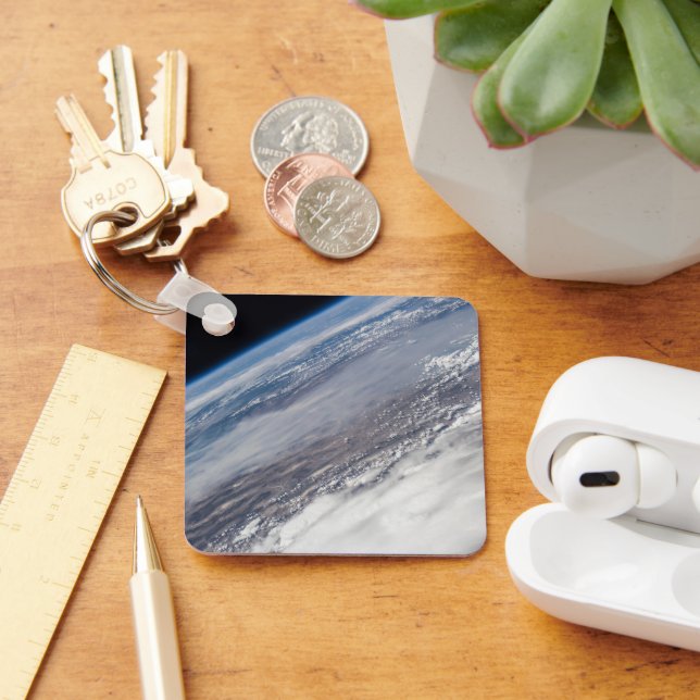 Fire In Yosemite National Park & Stanislaus Forest Keychain (Desk)