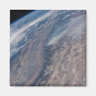 Fire In Yosemite National Park & Stanislaus Forest Magnet