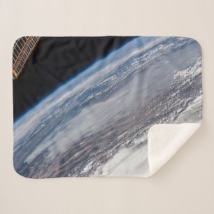 Fire In Yosemite National Park & Stanislaus Forest Sherpa Blanket