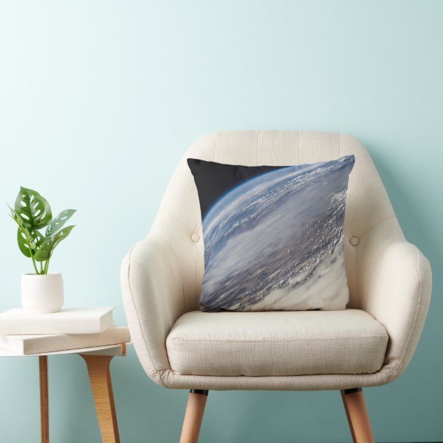 Fire In Yosemite National Park & Stanislaus Forest Throw Pillow (Chair)