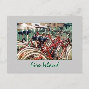 'Fire Island Bicycles' Postcard