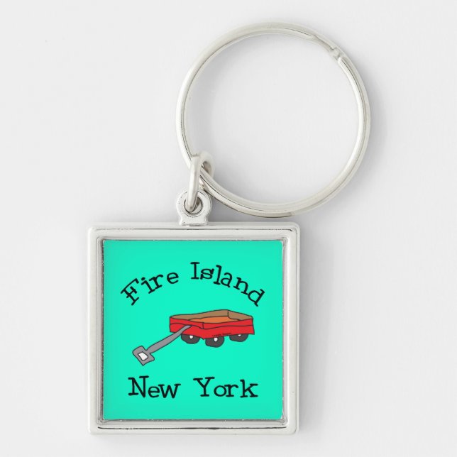 Fire Island Keychain (Front)
