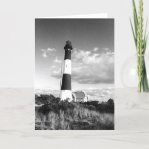 Fire Island Lighthouse Blank Greeting Card